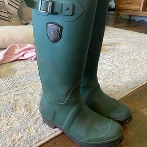 Green Kamik Tall Rainboots